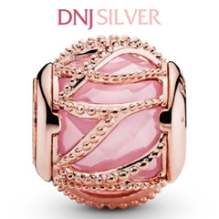 [Chính hãng] Charm bạc 925 cao cấp - Charm  Pink Intertwining thích hợp để mix vòng tay charm bạc cao cấp - DN196