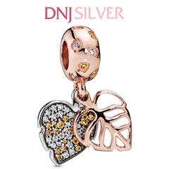 [Chính hãng] Charm bạc 925 cao cấp - Charm Sparkling Leaves Dangle thích hợp để mix vòng tay charm bạc cao cấp - DN247