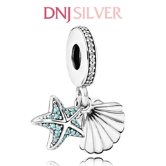 [Chính hãng] Charm bạc 925 cao cấp - Charm Starfish & Sea Shell Dangle thích hợp để mix vòng tay charm bạc cao cấp - DN132