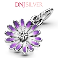 [Chính hãng] Charm bạc 925 cao cấp - Charm Purple Daisy Dangle thích hợp để mix vòng tay charm bạc cao cấp - DN013