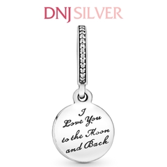 [Chính hãng] Charm bạc 925 cao cấp - Charm Moon & Blue Sky Dangle thích hợp để mix vòng tay charm bạc cao cấp - DN284