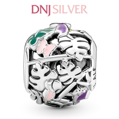 Charm bạc S925 ALE, Mickey & Minnie Sparkling Icons - mẫu xỏ ngang mã DN107