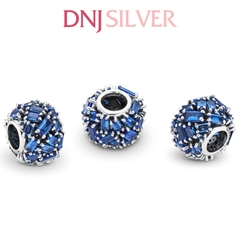 [Chính hãng] Charm bạc 925 cao cấp - Charm Blue Ice Cube thích hợp để mix vòng tay charm bạc cao cấp - DN239
