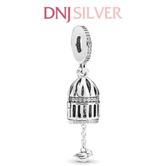 [Chính hãng] Charm bạc 925 cao cấp - Charm Bird & Birdcage Dangle thích hợp để mix vòng tay charm bạc cao cấp - DN332