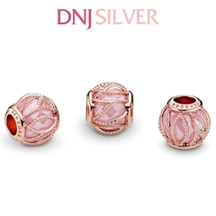 [Chính hãng] Charm bạc 925 cao cấp - Charm  Pink Intertwining thích hợp để mix vòng tay charm bạc cao cấp - DN196