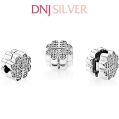 [Chính hãng] Charm bạc 925 cao cấp - Charm Petals of Love Clip thích hợp để mix vòng tay charm bạc cao cấp - DN417