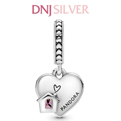 [Chính hãng] Charm bạc 925 cao cấp - Charm Love My Home Heart Dangle thích hợp để mix vòng tay charm bạc cao cấp - DN156