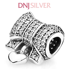 [Chính hãng] Charm bạc 925 cao cấp - Charm Bow thích hợp để mix vòng tay charm bạc cao cấp - DN353