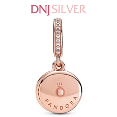 [Chính hãng] Charm bạc 925 cao cấp - Charm Sparkling Blue Disc Double Dangle thích hợp để mix vòng tay charm bạc cao cấp - DN222