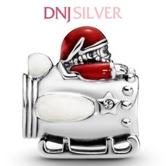 [Chính hãng] Charm bạc 925 cao cấp - Charm Santa Rocketship thích hợp để mix vòng tay charm bạc cao cấp - DN225