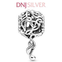 [Chính hãng] Charm bạc 925 cao cấp - Charm Openwork Music Notes thích hợp để mix vòng tay charm bạc cao cấp - DN049