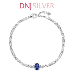 Vòng tay charm bạc 925 cao cấp - Vòng charm Sparkling Pavé Tennis - Vòng tay dành cho nam và nữ - Vòng mềm