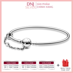 Vòng tay charm bạc 925 cao cấp - Vòng charm Moments Chain Clasp One In a Million Bangle - Vòng tay dành cho nam và nữ