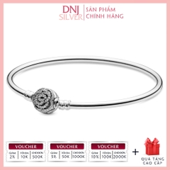 Vòng tay charm bạc 925 cao cấp - Vòng charm Moments Beauty & the Beast Bangle - Vòng tay dành cho nam và nữ