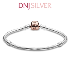 Vòng tay charm bạc 925 cao cấp - Vòng charm Rose Clasp - Vòng tay dành cho nam và nữ - Vòng mềm