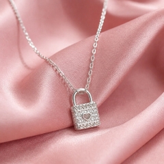 Dây Chuyền Liền Mặt Cho Nữ - Ổ Khóa Tình Yêu- DCLMN009