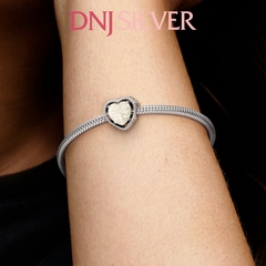 [Chính hãng] Charm bạc 925 cao cấp - Charm Openwork Heart & Family Tree thích hợp để mix vòng tay charm bạc cao cấp - DN068