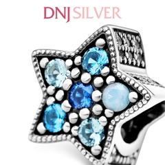 [Chính hãng] Charm bạc 925 cao cấp - Charm Bright Blue Star thích hợp để mix vòng tay charm bạc cao cấp - DN230