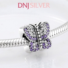[Chính hãng] Charm bạc 925 cao cấp - Charm Sparkling Butterfly thích hợp để mix vòng tay charm bạc cao cấp - DN311