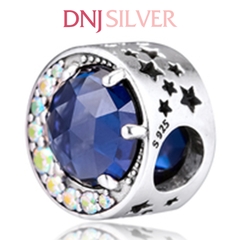 [Chính hãng] Charm bạc 925 cao cấp - Charm Moon & Night Sky thích hợp để mix vòng tay charm bạc cao cấp - DN141