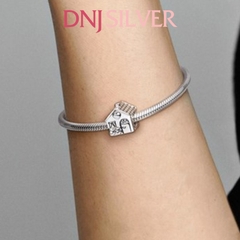 [Chính hãng] Charm bạc 925 cao cấp - Charm Home sweet home thích hợp để mix vòng tay charm bạc cao cấp - DN201