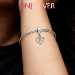 [Chính hãng] Charm bạc 925 cao cấp - Charm Forever in my Heart thích hợp để mix vòng tay charm bạc cao cấp - DN190