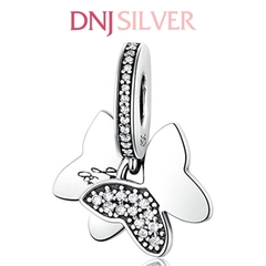 [Chính hãng] Charm bạc 925 cao cấp - Charm Fluttering Butterflies thích hợp để mix vòng tay charm bạc cao cấp - DN293