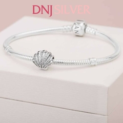 [Chính hãng] Charm bạc 925 cao cấp - Charm Disney Ariel Shell thích hợp để mix vòng tay charm bạc cao cấp - DN197