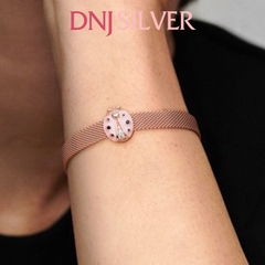 [Chính hãng] Charm bạc 925 cao cấp - Charm Pink Ladybird Clip thích hợp để mix vòng tay charm bạc cao cấp - DN192