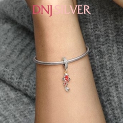 [Chính hãng] Charm bạc 925 cao cấp - Charm Good Fortune Carp Fish Dangle thích hợp để mix vòng tay charm bạc cao cấp - DN150
