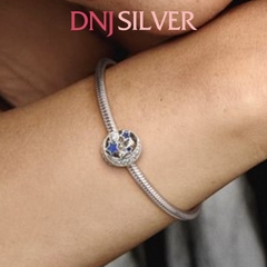 [Chính hãng] Charm bạc 925 cao cấp - Charm Sparkling Night Sky thích hợp để mix vòng tay charm bạc cao cấp - DN257