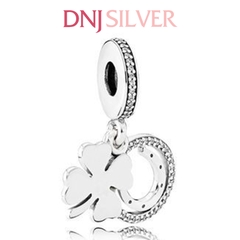 [Chính hãng] Charm bạc 925 cao cấp - Charm Lucky Four-Leaf Clover Dangle thích hợp để mix vòng tay charm bạc cao cấp - DN228