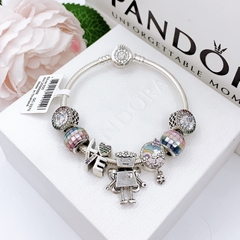 Vòng tay bạc S925, vòng tay charm thời trang phong thủy mã VDN0089