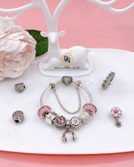 Vòng tay bạc S925, vòng tay charm thời trang phong thủy mã VDN0130