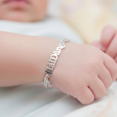 Lắc Bạc Cho Bé Yêu - Vòng Bạc Làm Theo Yêu Cầu - LBCBY0002