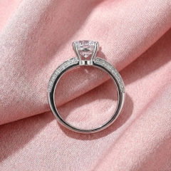 Nhẫn Bạc Ý Bạch Kim Cao Cấp - NBYBK0011