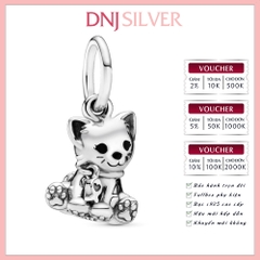[Chính hãng] Charm bạc 925 cao cấp - Charm Kitty-Cat Dangle thích hợp để mix vòng tay charm bạc cao cấp - DN213