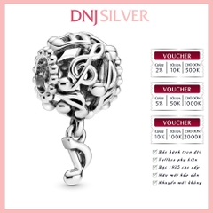 [Chính hãng] Charm bạc 925 cao cấp - Charm Openwork Music Notes thích hợp để mix vòng tay charm bạc cao cấp - DN049