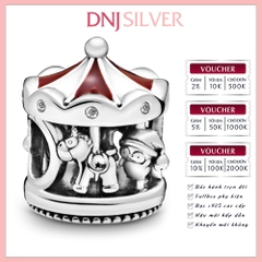 [Chính hãng] Charm bạc 925 cao cấp - Charm Christmas Carousel thích hợp để mix vòng tay charm bạc cao cấp - DN173