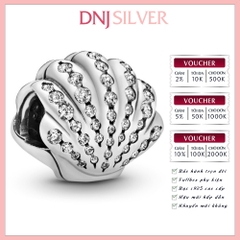 [Chính hãng] Charm bạc 925 cao cấp - Charm Disney Ariel Shell thích hợp để mix vòng tay charm bạc cao cấp - DN197