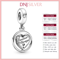 [Chính hãng] Charm bạc 925 cao cấp - Charm Spinning Forever & Always Soulmate Dangle thích hợp để mix vòng tay charm bạc cao cấp - DN087