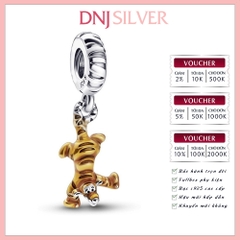 [Chính hãng] Charm bạc 925 cao cấp - Charm Disney Winnie the Pooh Tigger Dangle thích hợp để mix vòng tay charm bạc cao cấp - DN505