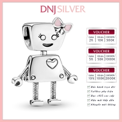 [Chính hãng] Charm bạc 925 cao cấp - Charm Bella Bot thích hợp để mix vòng tay charm bạc cao cấp - DN119