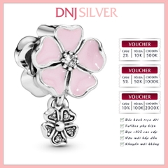 [Chính hãng] Charm bạc 925 cao cấp - Charm Dangling Pink Cherry Blossom Flower thích hợp để mix vòng tay charm bạc cao cấp - DN328