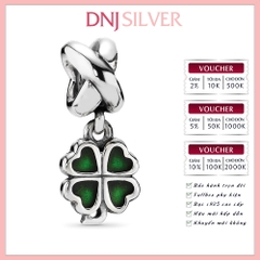 [Chính hãng] Charm bạc 925 cao cấp - Charm Four Leaf Clover thích hợp để mix vòng tay charm bạc cao cấp - DN390