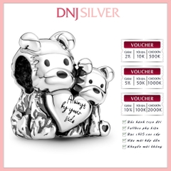 [Chính hãng] Charm bạc 925 cao cấp - Charm Mother & Puppy Love thích hợp để mix vòng tay charm bạc cao cấp - DN103
