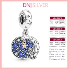[Chính hãng] Charm bạc 925 cao cấp - Charm Santa Claus On The Moon Double Dangle thích hợp để mix vòng tay charm bạc cao cấp - DN038