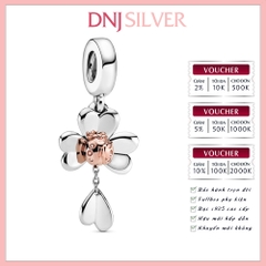 [Chính hãng] Charm bạc 925 cao cấp - Charm Clover & Ladybird Dangle thích hợp để mix vòng tay charm bạc cao cấp - DN151