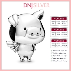 [Chính hãng] Charm bạc 925 cao cấp - Charm Pippo the Flying Pig thích hợp để mix vòng tay charm bạc cao cấp - DN246