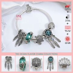 Vòng tay charm bạc 925 cao cấp - Bộ Vòng charm The Ocean Flavor Charms Collection - Vòng tay dành cho nam và nữ